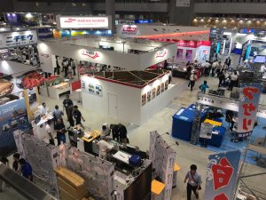 Overview of seafood show